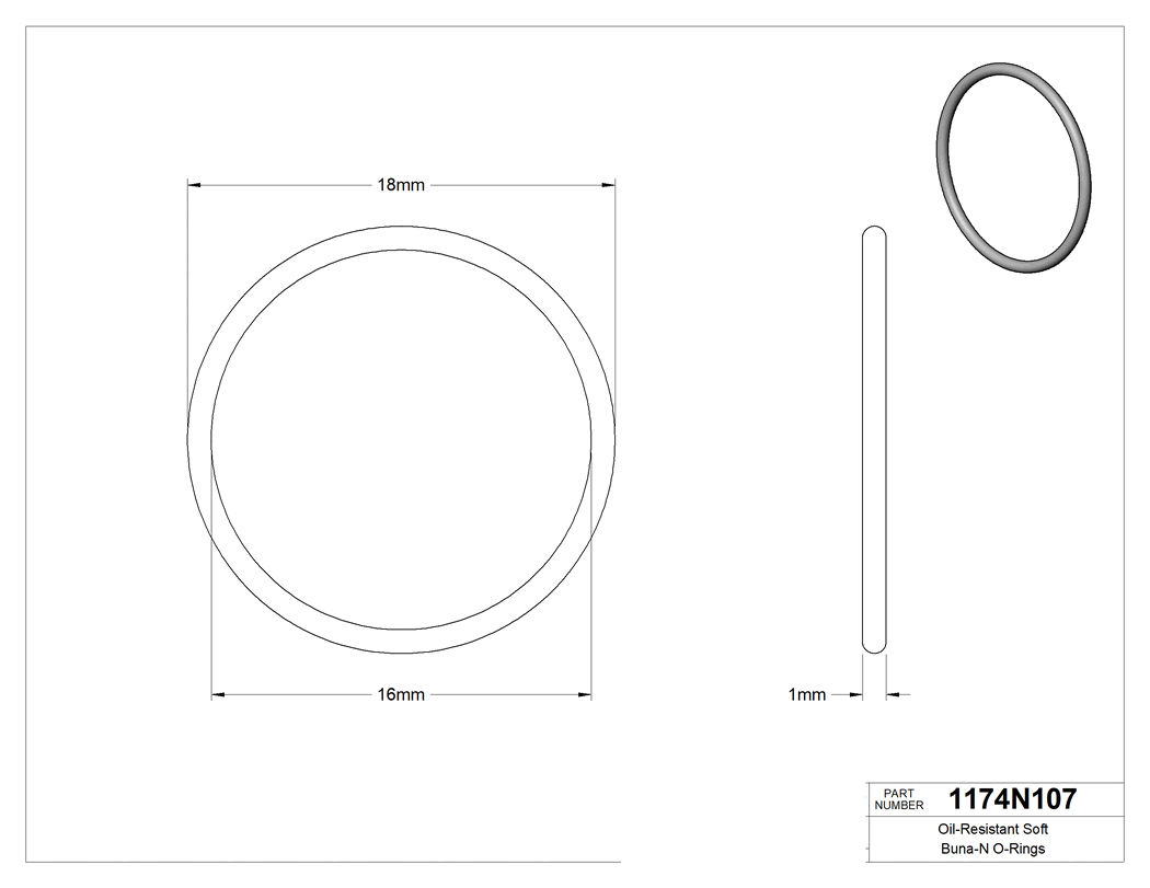 Technical drawing - 1174N107